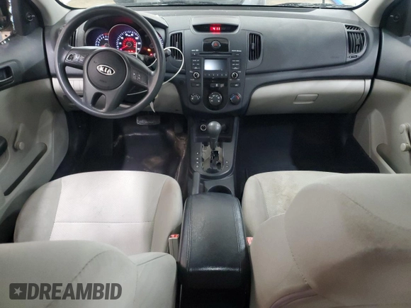2010 Kia Forte LX with VIN KNAFT4A20A5285843, listed as a Copart auction lot 54995945 with 393,912 mi miles and Salvage Title. Bid and sale history available at carsss.com. Image 8.