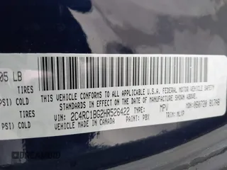 2017 Chrysler Pacifica Touring L with VIN 2C4RC1BG2HR526422, listed as a IAAI auction lot 42032839 with 180,710 mi miles and . Bid and sale history available at DreamBid. Image 9.