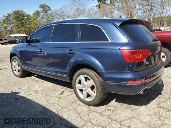 2014 Audi Q7 3.0T Premium Plus with VIN WA1LGAFE0ED018087, listed as a Copart auction lot 46578555 with 151,709 mi miles and Clean Title. Bid and sale history available at carsss.com. Image 2.