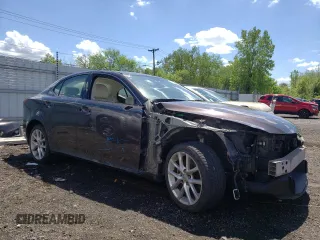2012 Lexus IS 250 with VIN JTHCF5C23C5059992, listed as a Copart auction lot 55779635 with 182,529 mi miles and Salvage Title. Bid and sale history available at DreamBid. Image 4.