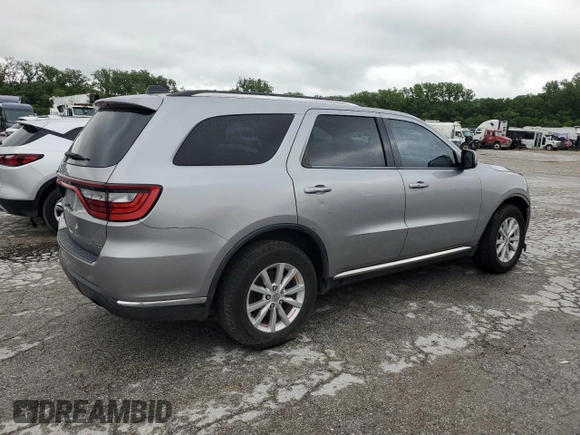 2014 Dodge Durango SXT z VIN 1C4RDJAG8EC596784, wystawiony jako Copart lot #57682215 z przebiegiem 142 008 mil mil oraz Szkoda całkowita • Salvage title. Historia ofert i sprzedaży dostępna na DreamBid. Obrazek 3.