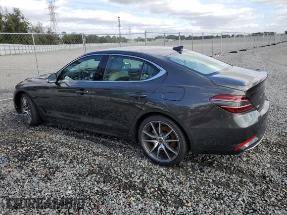 2023 Genesis G70 2.0T with VIN KMTG34TA5PU131236, listed as a Copart auction lot 37942364 with 3,601 mi miles and Non Repairable. Bid and sale history available at DreamBid. Image 2.
