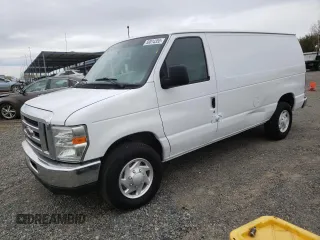 2008 Ford Econoline Cargo Commercial z VIN 1FTNE24L18DA96801, wystawiony jako Copart lot #50014355 z przebiegiem 145 664 mil mil oraz Czysty tytuł • Clean title. Historia ofert i sprzedaży dostępna na DreamBid. Obrazek 1.