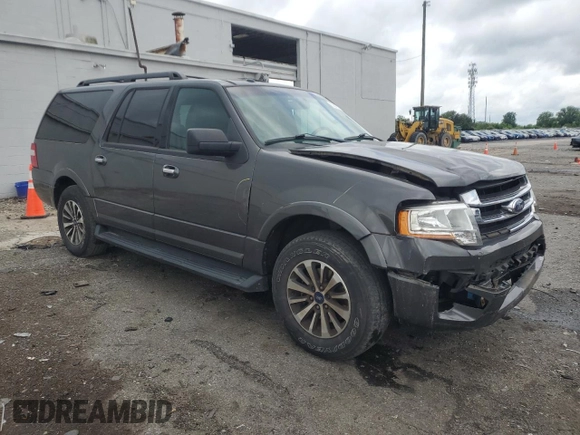 2015 Ford Expedition Max XLT with VIN 1FMJK1JTXFEF04981, listed as a Copart auction lot 55827775 with 96,239 mi miles and Salvage title. Bid and sale history available at DreamBid. Image 4.