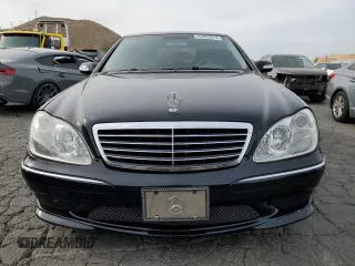2003 Mercedes-Benz S-Class 5.0L with VIN WDBNG75J03A335168, listed as a Copart auction lot 84562614 with 91,096 mi miles and Salvage Title. Bid and sale history available at carsss.com. Image 5.