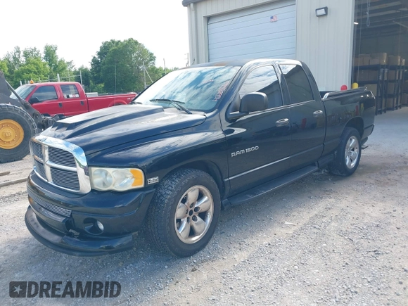 2005 Dodge 1500 SLT with VIN 1D7HA18D95J622472, listed as a IAAI auction lot 42201262 with 212,534 mi miles. Bid and sale history available at carsss.com. Image 2.