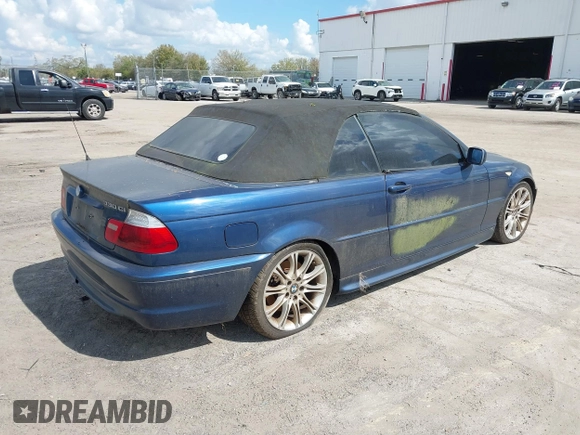 2006 BMW 3 Series 330Ci with VIN WBABW53466PJ97756, listed as a IAAI auction lot 41680045 with 123,083 mi miles. Bid and sale history available at carsss.com. Image 4.