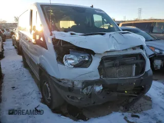 2023 Ford Transit Cargo with VIN 1FTYE1Y82PKA59019, listed as a Copart auction lot 81669074 with 56,345 mi miles and Salvage Title. Bid and sale history available at DreamBid. Image 4.