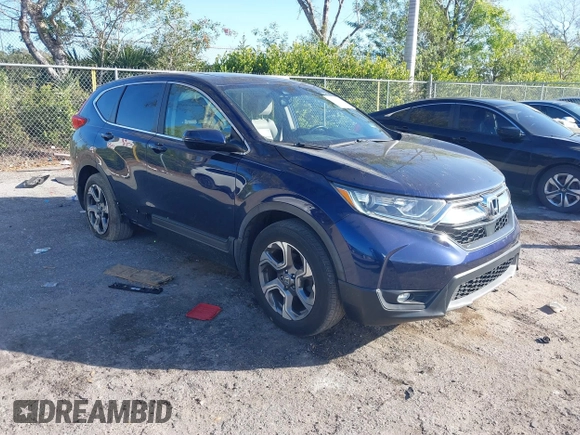 2019 Honda CR-V EX-L with VIN 5J6RW1H86KA039804, listed as a IAAI auction lot 41257009 with 38,529 mi miles. Bid and sale history available at carsss.com. Image 1.