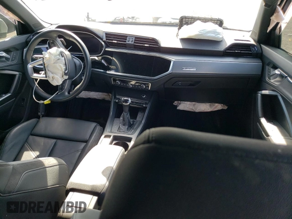 2023 Audi Q3 with VIN WA1DEDF31P1019148, listed as a Copart auction lot 61859284 with 28,560 mi miles and Clean title. Bid and sale history available at DreamBid. Image 8.