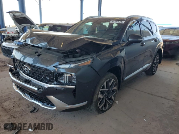 2023 Hyundai Santa Fe Calligraphy with VIN 5NMS5DAL4PH572306, listed as a Copart auction lot 57300625 with 23,957 mi miles and Salvage title. Bid and sale history available at DreamBid. Image 1.