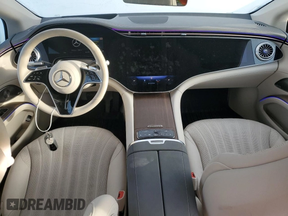 2023 Mercedes-Benz EQS with VIN W1KCG4EB1PA040771, listed as a Copart auction lot 36813574 with 2,661 mi miles. Bid and sale history available at carsss.com. Image 8.