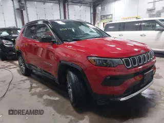 2023 Jeep Compass (RED) Edition with VIN 3C4NJDCN3PT524273, listed as a IAAI auction lot 41389105 with 10,453 mi miles and . Bid and sale history available at carsss.com. Image 1.