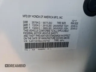 2018 Acura MDX Advance with VIN 5J8YD4H82JL002102, listed as a Copart auction lot 83403364 with Not Provided miles and Salvage Title. Bid and sale history available at carsss.com. Image 13.