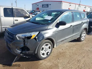 2017 Ford Escape S with VIN 1FMCU0F7XHUA93552, listed as a IAAI auction lot 41456973 with 214,856 mi miles. Bid and sale history available at carsss.com. Image 2.