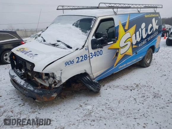 2011 Ford Econoline Cargo Commercial with VIN 1FTNE2EW6BDA23665, listed as a IAAI auction lot 41045981 with Not provided miles and . Bid and sale history available at DreamBid. Image 2.