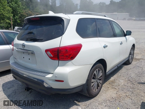 2020 Nissan Pathfinder S with VIN 5N1DR2AN9LC633091, listed as a IAAI auction lot 42595822 with 73,150 mi miles and . Bid and sale history available at DreamBid. Image 4.