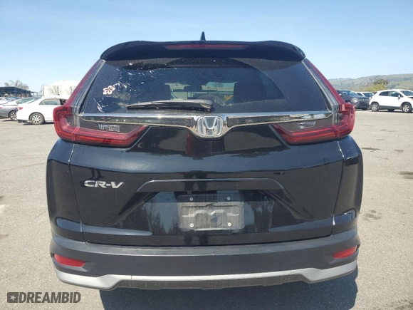 2020 Honda CR-V EX with VIN 5J6RW1H5XLA012810, listed as a Copart auction lot 49812455 with 85,987 mi miles and Salvage Title. Bid and sale history available at carsss.com. Image 6.