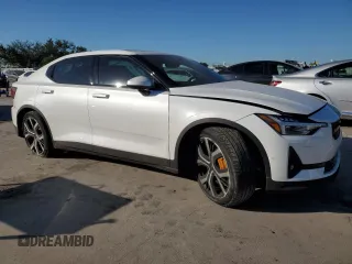 2021 Polestar 2 Launch Edition with VIN LPSED3KA5ML019450, listed as a Copart auction lot 73415604 with 45,762 mi miles and Salvage Title. Bid and sale history available at carsss.com. Image 4.