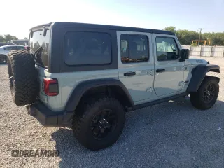 2024 Jeep Wrangler Sport S с VIN 1C4PJXDG6RW267276, выставлен на аукционе Copart как лот 68360524 с пробегом Не указан миль и Списание • Salvage title. История ставок и продаж доступна на DreamBid. Изображение 3.