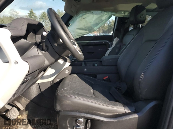 2023 Land Rover Defender with VIN SALEJFEUXP2229892, listed as a Copart auction lot 42646235 with Not provided miles and Salvage title. Bid and sale history available at DreamBid. Image 7.