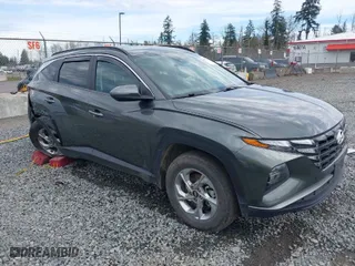 2022 Hyundai Tucson SEL with VIN 5NMJBCAE6NH058891, listed as a IAAI auction lot 41861755 with 96,967 mi miles. Bid and sale history available at carsss.com. Image 1.