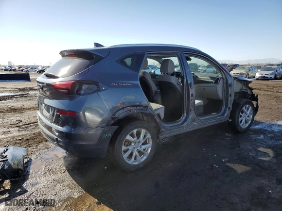 2019 Hyundai Tucson Value with VIN KM8J33A4XKU956382, listed as a Copart auction lot 42863185 with 68,364 mi miles and Salvage Title. Bid and sale history available at carsss.com. Image 3.