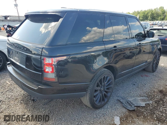 2015 Land Rover Range Rover Supercharged with VIN SALGS2TF1FA230968, listed as a Copart auction lot 66257165 with 133,695 mi miles and Clean title. Bid and sale history available at DreamBid. Image 3.
