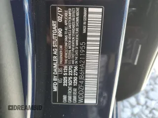2017 Mercedes-Benz E-Class E 300 Luxury with VIN WDDZF4JB6HA211955, listed as a Copart auction lot 51820375 with 67,504 mi miles and Clean Title. Bid and sale history available at carsss.com. Image 12.