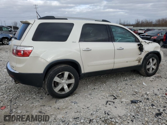2010 GMC Acadia SLT1 with VIN 1GKLVMED1AJ179103, listed as a Copart auction lot 52139395 with 156,944 mi miles and Clean Title. Bid and sale history available at carsss.com. Image 3.