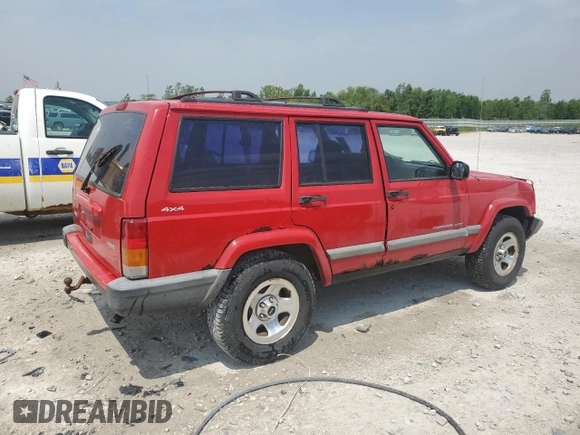 2000 Jeep Cherokee with VIN 1J4FF48S3YL257793, listed as a Copart auction lot 59932535 with 280,237 mi miles and Clean title. Bid and sale history available at DreamBid. Image 3.