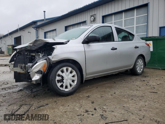 2014 Nissan Versa SV with VIN 3N1CN7AP2EL829720, listed as a Copart auction lot 51976715 with 38,914 mi miles and Salvage Title. Bid and sale history available at DreamBid. Image 1.