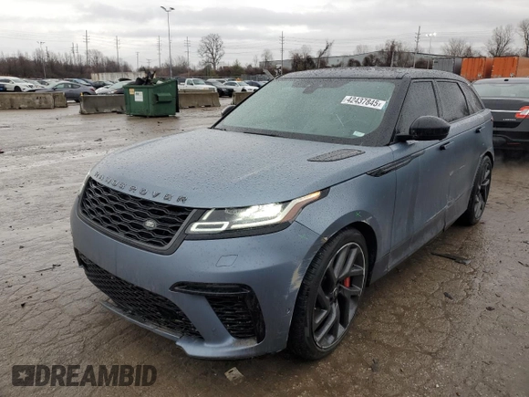 2020 Land Rover Range Rover Velar with VIN SALYU2EE4LA264630, listed as a Copart auction lot 42437845 with 63,083 mi miles and Salvage Title. Bid and sale history available at DreamBid. Image 1.