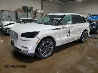2020 Lincoln Aviator Reserve z VIN 5LM5J7XC5LGL08720, wystawiony jako Copart lot #50520175 z przebiegiem 91 723 mil mil oraz Szkoda całkowita • Salvage title. Historia ofert i sprzedaży dostępna na DreamBid. Obrazek 1.