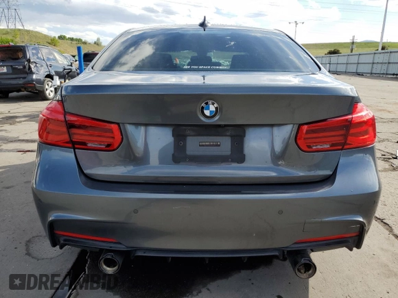 2017 BMW 3 Series 340i xDrive with VIN WBA8B7G30HNU38373, listed as a Copart auction lot 58005335 with 69,904 mi miles and Salvage title. Bid and sale history available at DreamBid. Image 6.