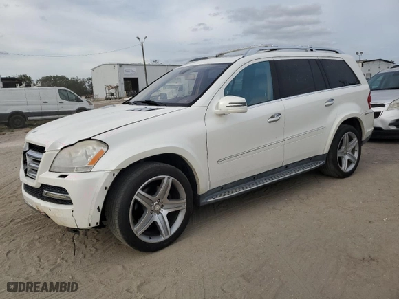 2011 Mercedes-Benz GL-Class GL 550 with VIN 4JGBF8GE5BA715551, listed as a Copart auction lot 81619884 with 140,577 mi miles and Salvage Title. Bid and sale history available at carsss.com. Image 1.