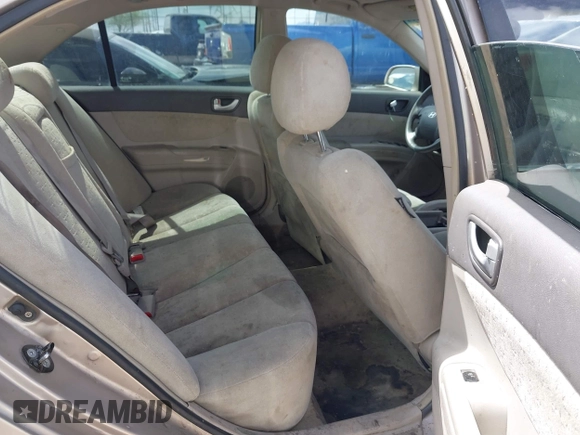 2006 Hyundai Sonata GLS with VIN 5NPEU46F56H148606, listed as a IAAI auction lot 42142541 with 106,144 mi miles and . Bid and sale history available at DreamBid. Image 8.