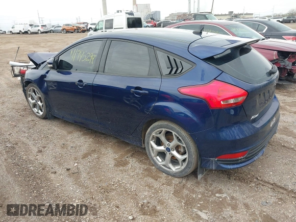 2017 Ford Focus ST with VIN 1FADP3L9XHL283306, listed as a IAAI auction lot 41945299 with 137,102 mi miles and . Bid and sale history available at carsss.com. Image 3.