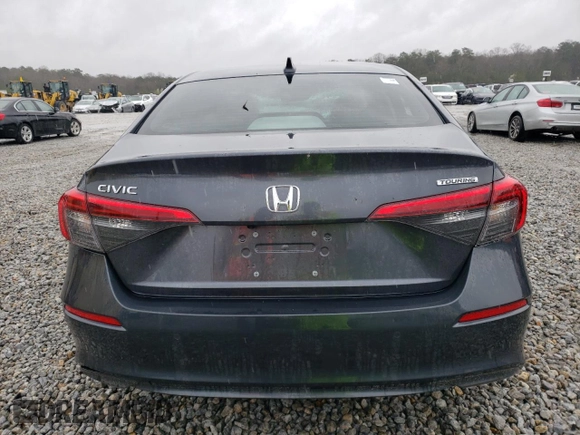 2024 Honda Civic Sedan Touring with VIN 2HGFE1F97RH329697, listed as a Copart auction lot 47434715 with 9,533 mi miles and Salvage Title. Bid and sale history available at carsss.com. Image 6.