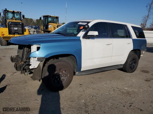 2016 Chevrolet Tahoe Commercial with VIN 1GNLCDEC0GR324786, listed as a Copart auction lot 43789455 with 60,829 mi miles and Clean Title. Bid and sale history available at carsss.com. Image 1.
