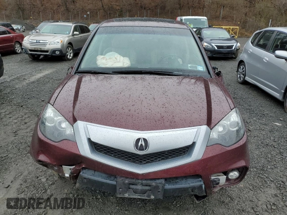 2010 Acura RDX with VIN 5J8TB1H28AA004636, listed as a Copart auction lot 52723855 with 123,569 mi miles and Salvage Title. Bid and sale history available at carsss.com. Image 5.
