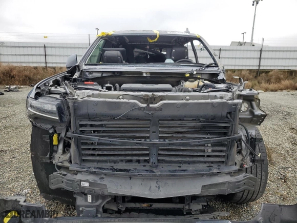 2021 Cadillac Escalade Premium Luxury Platinum with VIN 1GYS4DKL7MR462059, listed as a Copart auction lot 83864424 with 0 mi miles and Salvage Title. Bid and sale history available at carsss.com. Image 5.