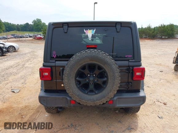 2020 Jeep Wrangler Unlimited Sport S with VIN 1C4HJXDN9LW218468, listed as a IAAI auction lot 42490190 with 114,542 mi miles and . Bid and sale history available at DreamBid. Image 16.