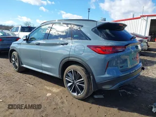 2023 Infiniti QX50 Sport with VIN 3PCAJ5FBXPF103199, listed as a IAAI auction lot 41443011 with 10,956 mi miles and . Bid and sale history available at DreamBid. Image 3.