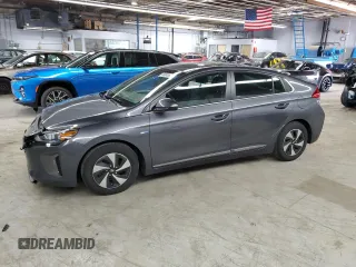 2019 Hyundai Ioniq SEL with VIN KMHC75LC3KU114691, listed as a Copart auction lot 59949635 with 46,850 mi miles and Salvage title. Bid and sale history available at DreamBid. Image 1.
