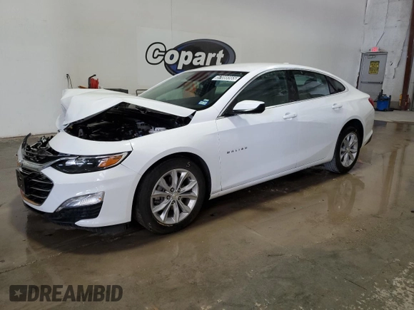 2024 Chevrolet Malibu LT with VIN 1G1ZD5STXRF125381, listed as a Copart auction lot 57088565 with Not Provided miles and Salvage Title. Bid and sale history available at DreamBid. Image 1.