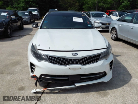 2016 Kia Optima SXL Turbo with VIN 5XXGV4L26GG015874, listed as a IAAI auction lot 42127366 with 166,970 mi miles. Bid and sale history available at carsss.com. Image 12.