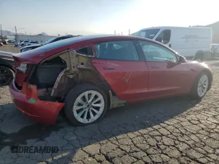 2021 Tesla Model 3 Standard Range Plus with VIN 5YJ3E1EA0MF939193, listed as a Copart auction lot 44625105 with 30,679 mi miles and Salvage Title. Bid and sale history available at DreamBid. Image 3.