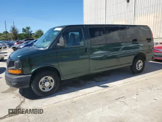 2011 Chevrolet Express Passenger LS с VIN 1GAZGZFG3B1168202, выставлен на аукционе Copart как лот 73243294 с пробегом 262 437 миль миль и Списание • Salvage title. История ставок и продаж доступна на DreamBid. Изображение 1.
