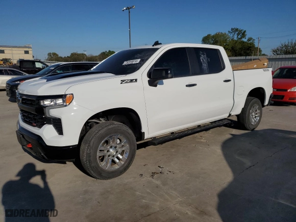 2024 Chevrolet Silverado 1500 LT Trail Boss with VIN 3GCUDFEL6RG267020, listed as a Copart auction lot 73284614 with 2,865 mi miles and Salvage Title. Bid and sale history available at carsss.com. Image 1.